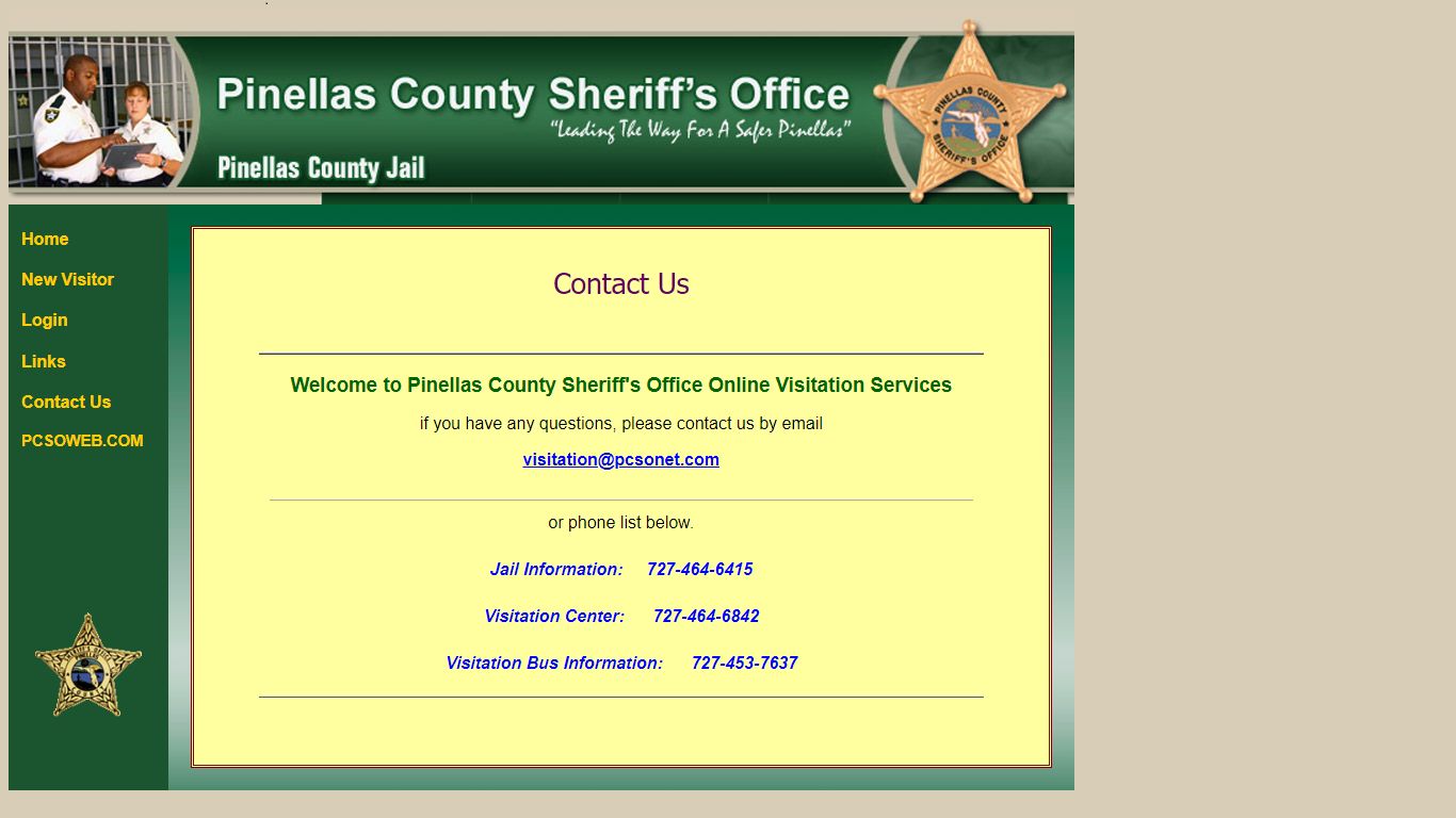 Online Visitation -- Contact Us